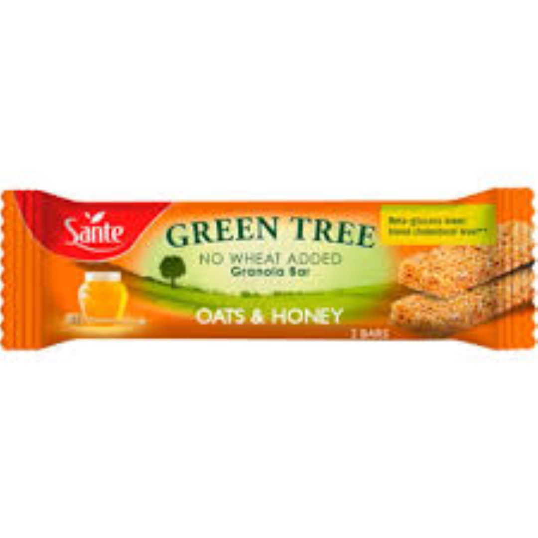 SANTE GREEN TREE GRANOLA BAR OATS & CRANBER 40G